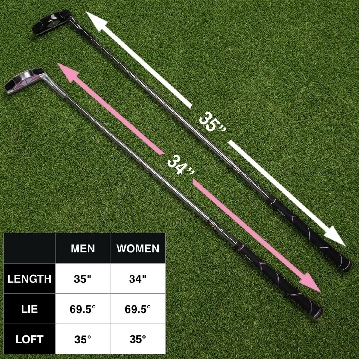 チップイン Intech IN020999 Golf EZ Roll Men's Left Hand Chipper, Golf Clubs